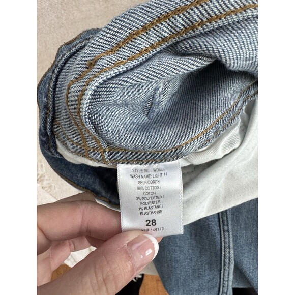 Redone Double Needle Long Jeans Light Size 28 - Picture 9 of 9